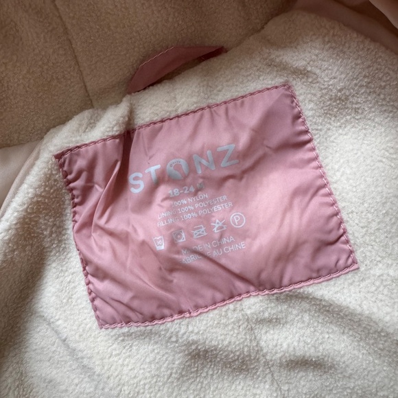 STONZ Bundle 18-24M - 2-in-1 Snow Suit, Puffer Booties, and Fleece Hat for Baby - Picture 6 of 10